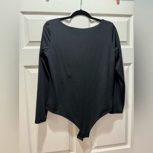 EXPRESS thong long sleeve bodysuit